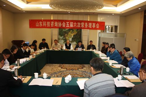 山東科技咨詢中心有限公司五屆六次常務(wù)理事會在濟南召開